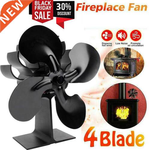 4 Bldes By Your Fireplce Wood Burning Stove Or Pellet Stov