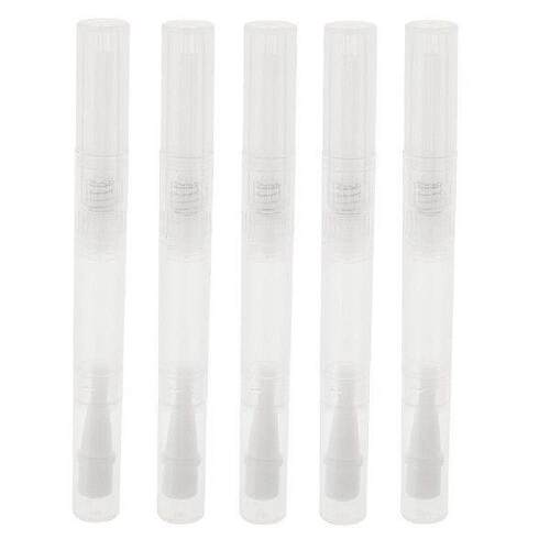 New 5Pcs Empty Twist Pen Cosmetic Container Lip Gloss