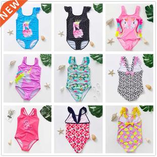 2~14Years Girls swimwear 2021 New Summer Girls Swimsuit one