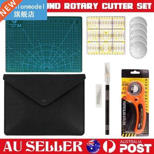 45mm Professional Round Rotary Cutter Kit Cutting Mat Patc
