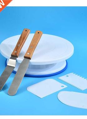 DIY Cke Turntble Crem Decortion ccessories Sptul Set