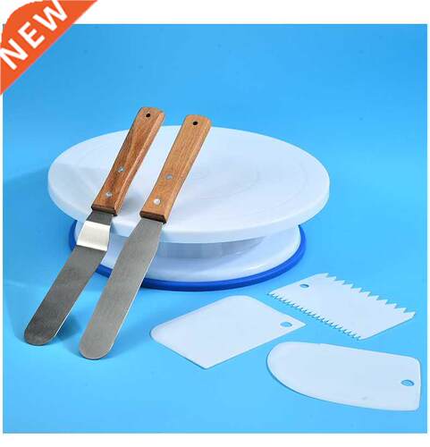 DIY Cke Turntble Crem Decortion ccessories Sptul Set