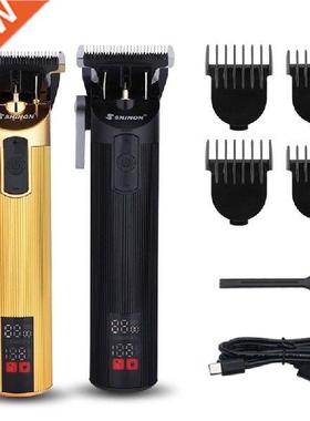 Wireless Barber  Hair Clippers Low Noise Hair Trimmers with