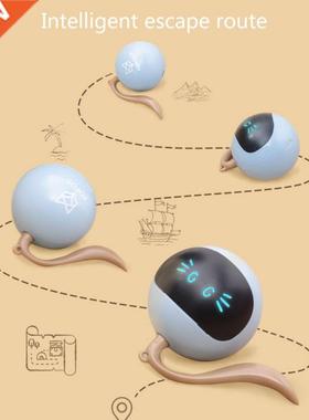 1000mAh Smart Cat Toy USB Electric Jumping Ball Self Rotatin