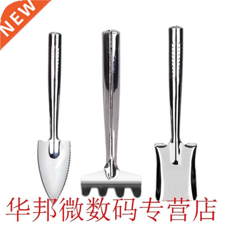 3pcs Stanless Steel Gardenng Kt Shovel Spade Rake Mn Ga