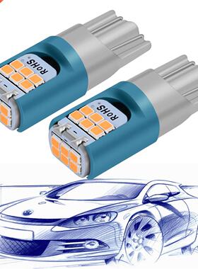 2Pcs New T10 W5W Super Bright LED Car Parking Lights WY5W 16