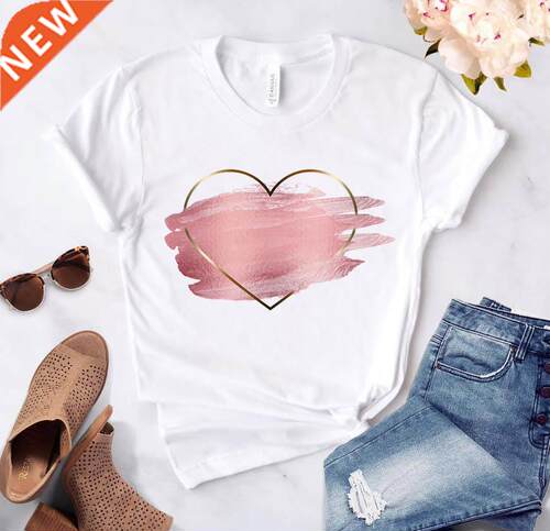 Hert flower print ldies T-shirt ldies csul bsis O-col