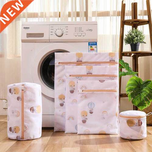 6 Sizes Printing Foldable Laundry Bag Washing Travel Storage