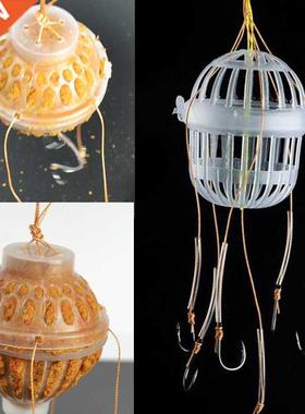 1Pcs Fishing Hooks Explosion Baits Cage Sea Box Hook Monster