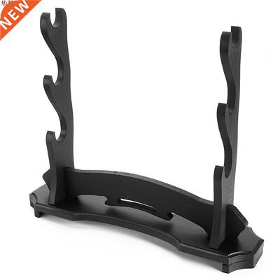 Samurai Sword Holder Black Wood Wall Mount Samurai Sword Kat