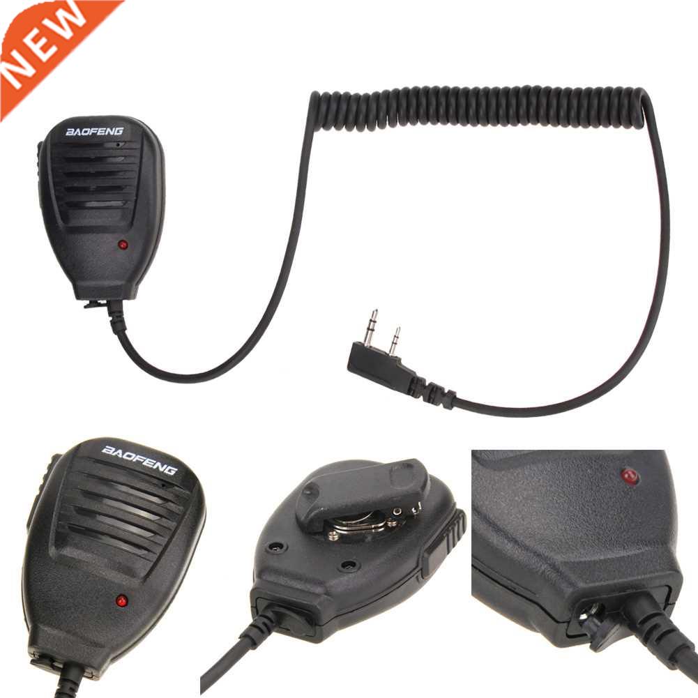 PTT Handheld Speaker Two Way Radio Speaker Microphone For wa