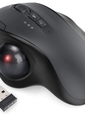 Jelly Comb RGB Wireless Trackball Mouse Bluetooth +2.4G Rech