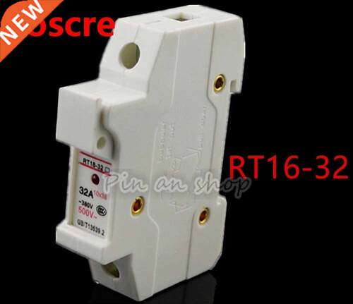 1PCS RT18-32 1P 10x38mm AC 380V 32A 1 Poles DIN Rail Mount