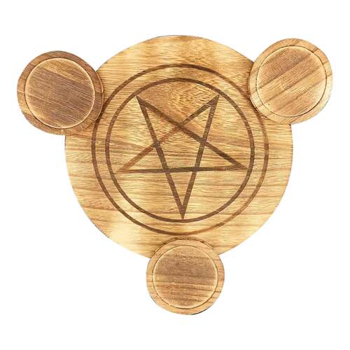 Gift Mysterious Tea Light Festival Dining Table Pentagram