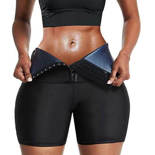 Sweat Sauna Pants Body Shaper Slimming Shorts Waist Trainer