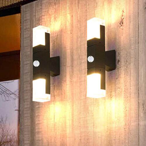 10/20W PIR Motion Sensor Waterproof LED Wall Light Villa Fro