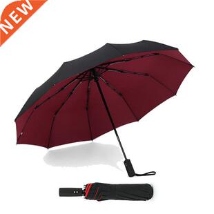 Umbrella Women Large Windproof Fully-automatic 10Ribs Double