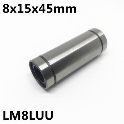 2pcs LM8LUU long type 8x1x45mm 8mm linear ball bearing Linea