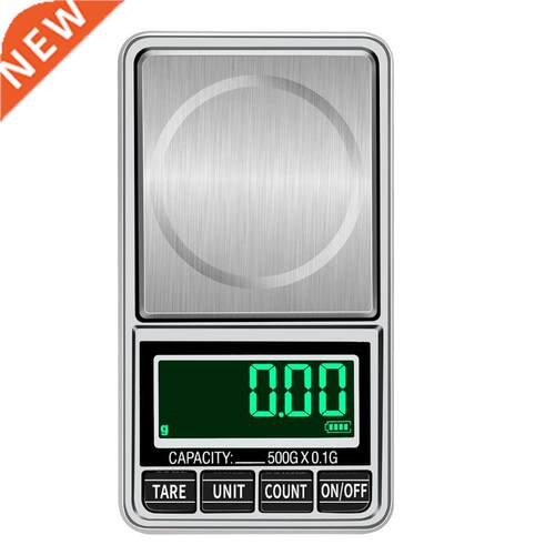 USB Charging Kitchen Scale 500g 0.01g Electronic LCD Digital