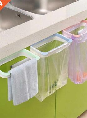 Cupboard Door Back Trash Rack Storage Garbage Bag Holder