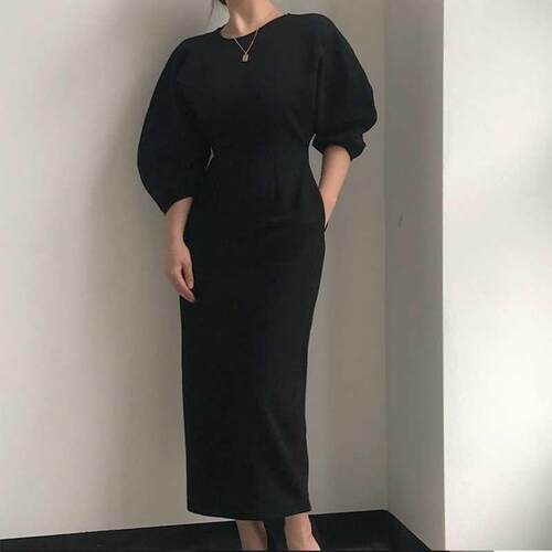 Spring New Elegant Office Ladies Bodycon Dress Fashion Sexy