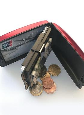 coin purses Men's Wallet Rigid Aluminum Credit Card Case Ant