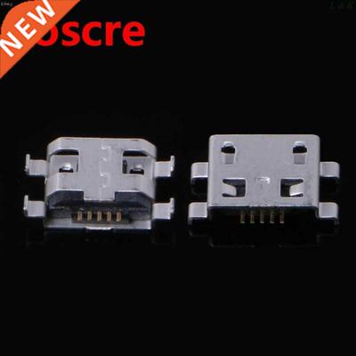 10 Pcs Type B Micro USB 5 Pin Female Charger Mount Jack Conn