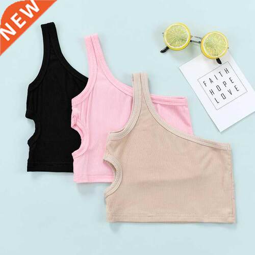 FOCUSNORM 3 Colors Summer Cusl Kids Girls Vest Tops Clothi