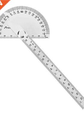 180 Degree Protractor Round Angle Finder Craftsman Ruler Too