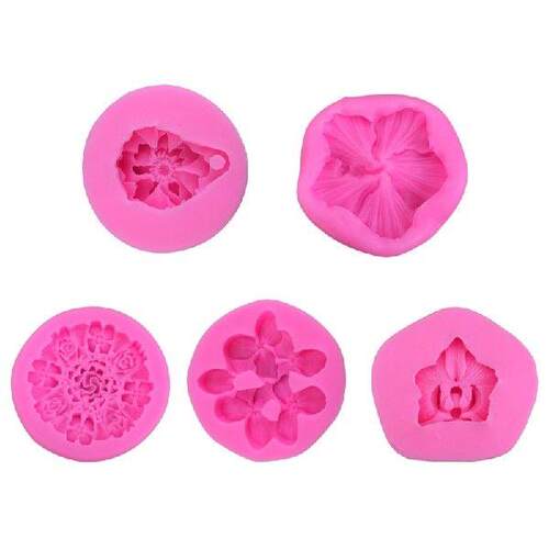 3D Floral Silicone Mold Baking Mold for Making Cake Fondant