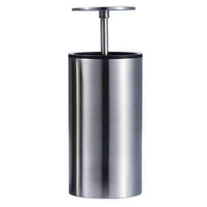 automatic stainless steel toothpick holder-metal round tooth