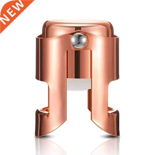 Champagne Bottle Stopper Rose Gold Stainless Steel