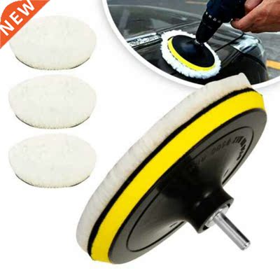 5pcs/set 3/4/5/7in Buffing Polishing Pads Car Polisher Drill