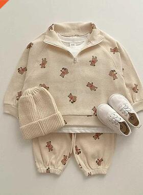 Spring Infant Baby Cartoon Clothing Sets Toddler Boys Girls