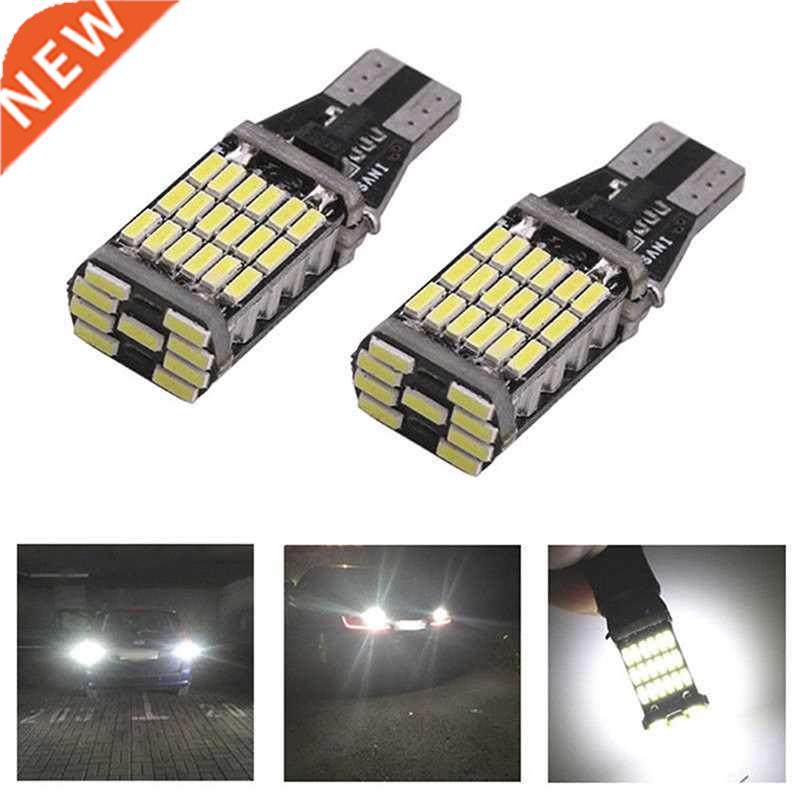 2Pcs T15 W16W 45 SMD 4014 Error Free LED Car Reverse Back 60