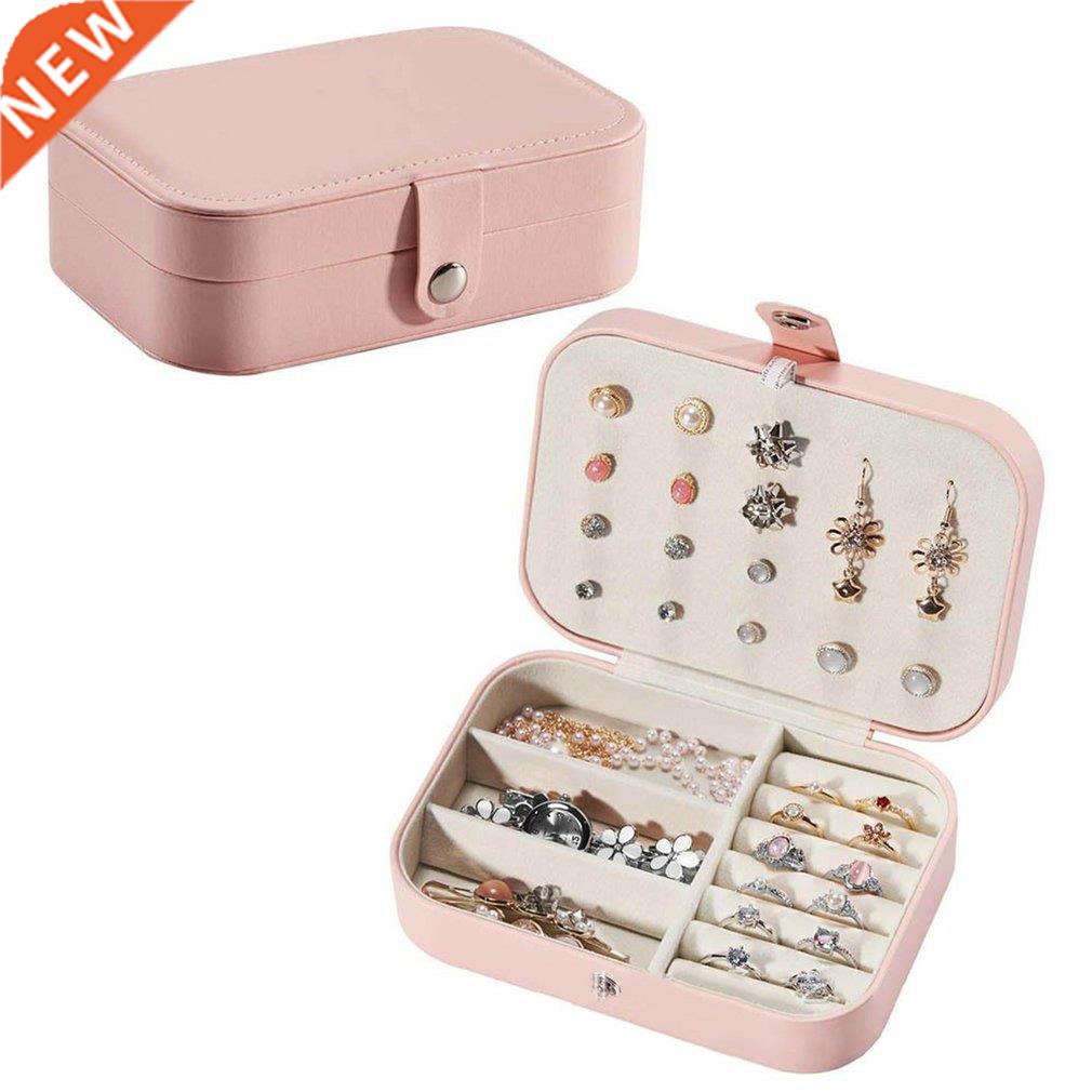 2022 Jewellery Storage Earring Boxes Jewelry Box PU Leather