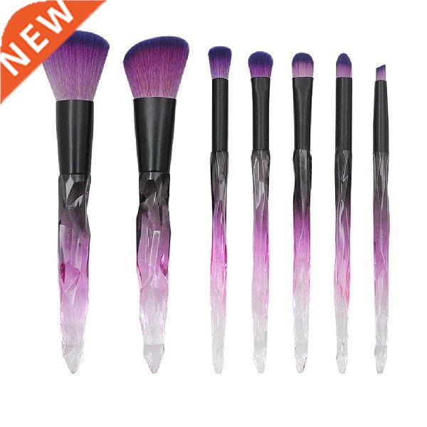 7pcs/Set Makeup Brush Set Crystal Handle Cosmetic Brushes