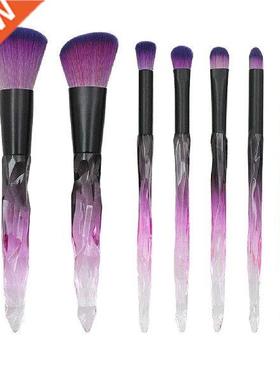 7pcs/Set Makeup Brush Set Crystal Handle Cosmetic Brushes