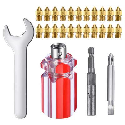 Extruder Nozzles 3D Printer Nozzles 适用于MK8 Brass Nozzl