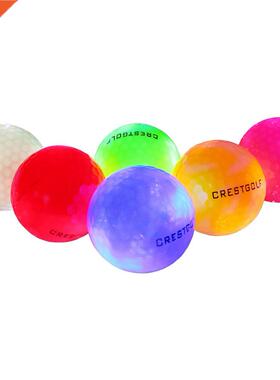 Glow Golf Balls LED Light Up Glow Balls for Golfing 6 Pcs