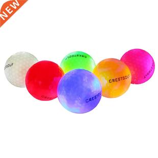 Glow Golf Balls LED Light Up Glow Balls for Golfing 6 Pcs