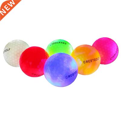 Glow Golf Balls LED Light Up Glow Balls for Golfing 6 Pcs