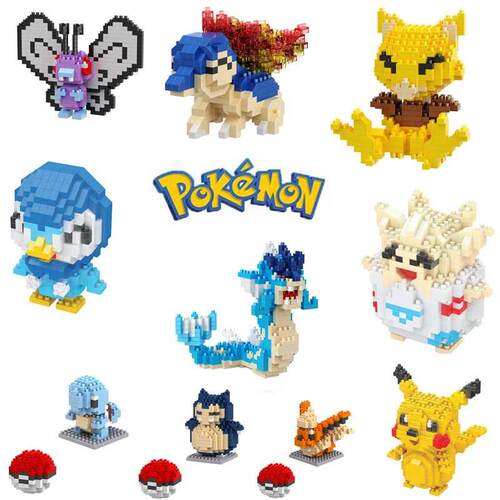 BrickHeadz Pokemon Pikachu Elf Ball Pocket Monsters Building