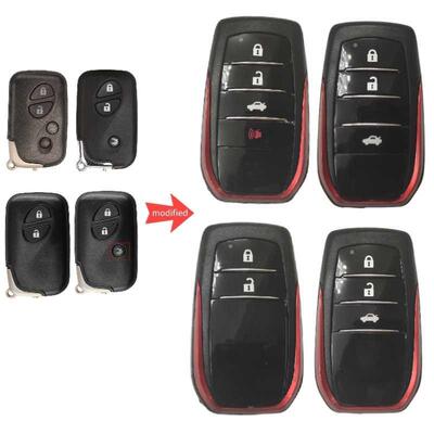 2/3/4Button Smart modified flip Remote Key Case Fob Keyless