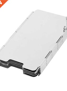 Outdoor Camping Gas Stove 9 Windshield Ultra-light Stainless