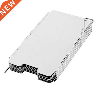 Outdoor Camping Gas Stove 9 Windshield Ultra-light Stainless