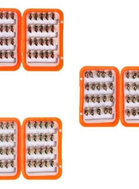 T4MF 40x Fly Fishing Flies Kit Fly Fishing Lures with Fly