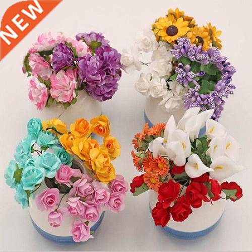 10 Styles Handmade Bouquet Artificial Flowers For Doll