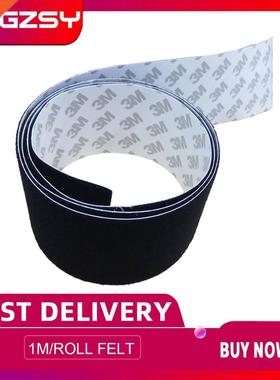 1m/roll Black Fabric Felt With Self-adhesive Glue for Car Wr