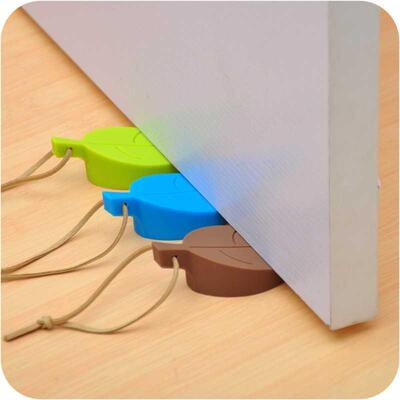 Children's Cartoon Leaf Door Stop Anti Pinch Hand Safety Doo